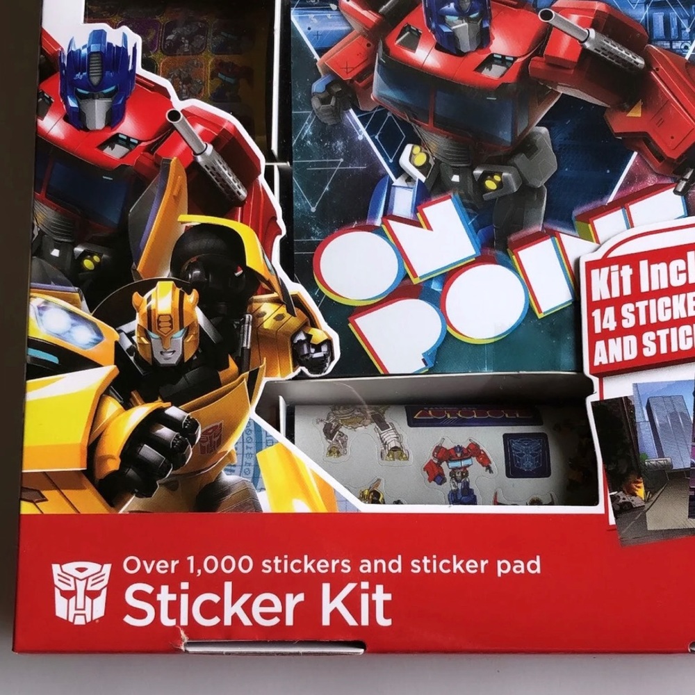 Transformers 1000+ Stickers Kit Box Set - Picture 7 of 8